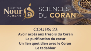 Sciences du Coran - Cours 23