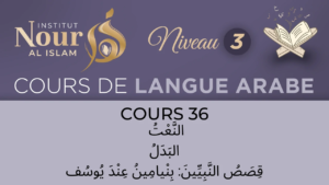 Arabe N3 - Replay cours 36